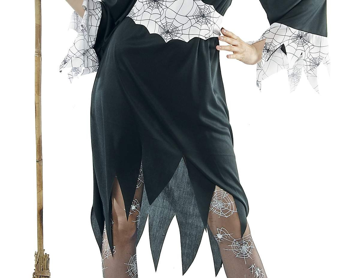 Role play-set for adult Bright Witch (dress, hat, belt), size S